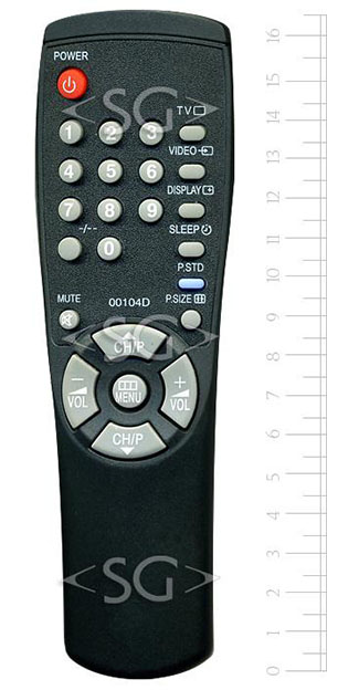 Пульт дистанционного управления для SAMSUNG 00104D (-104E,-104J,00198D,-198E,-198F)